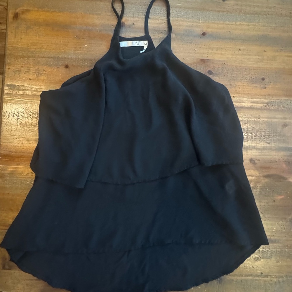 Have Black Layered Camisole Top